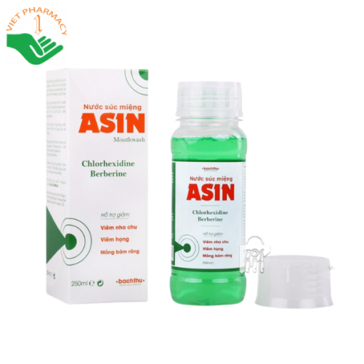 Nước súc miệng dược chất thiên nhiên kháng khuẩn ASIN 250ml