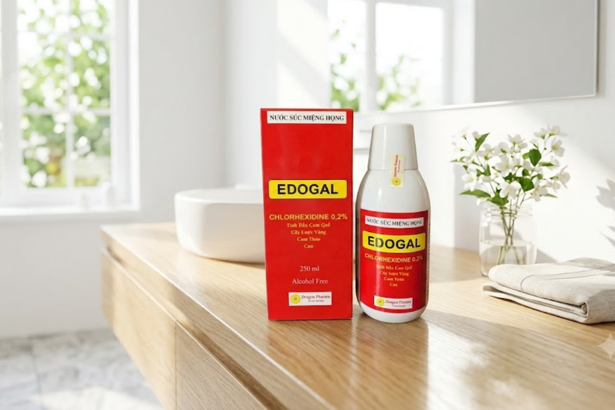 Nước súc miệng họng EDOGAL