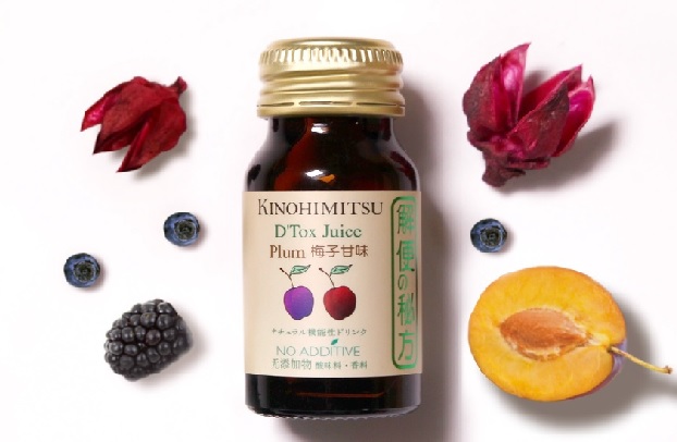 Nước uống KINOHIMITSU D' tox plum juice được ưa chuộng tại Nhật Bản.