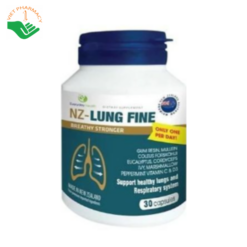 Viên uống NZ- Lungfine- giảm viêm phế quản, phục hồi giọng nói