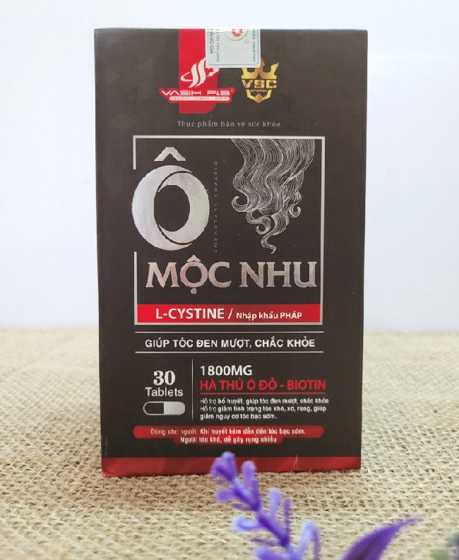 Viên uống hỗ trợ giảm nguy cơ tóc bạc sớm, rụng tóc Ô Mộc Nhu
