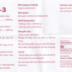 Dầu cá Omega 3 1000mg Sirio Pharma (Hộp 100 viên)