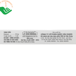 Omeprazol DHG 20mg