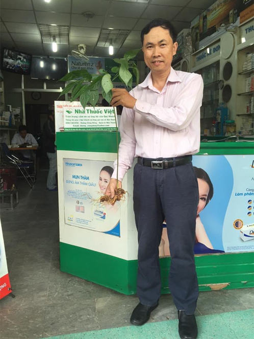 Củ sâm Ngọc Linh thứ 2 mà ông Dương Công Đông đã sử dụng