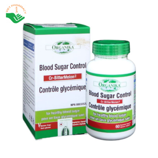 Viên uống cải thiện đường huyết Organika Blood Sugar Control Cr-Bittermelon