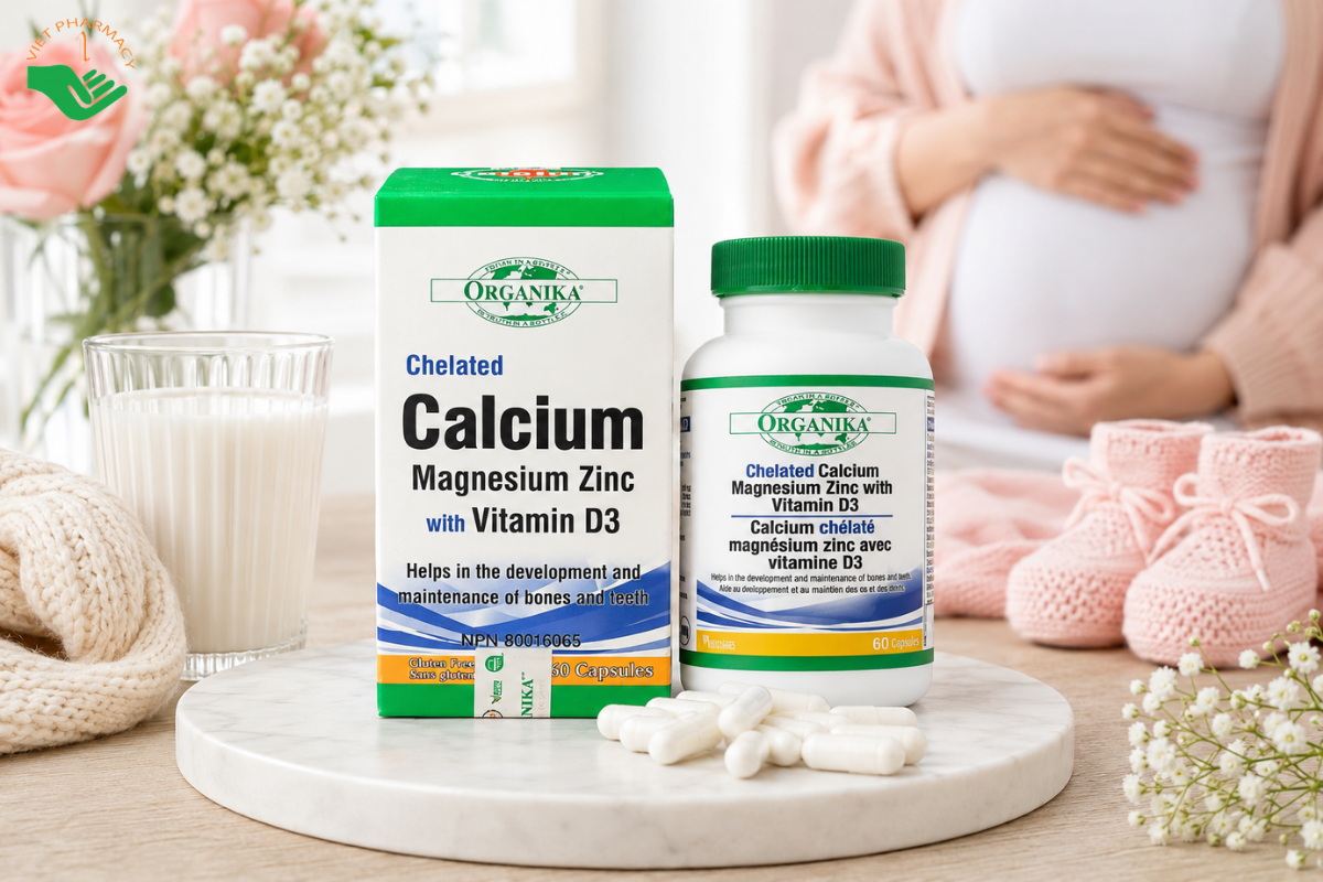 Canxi D3 ORGANIKA Calcium Magnesium Zinc D3