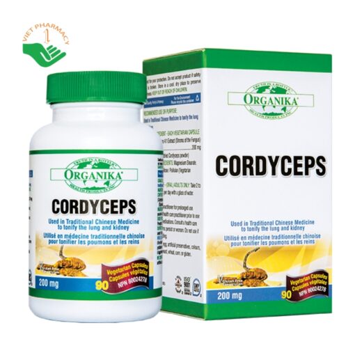 Viên uống đông trùng hạ thảo Organika Cordyceps 90 viên
