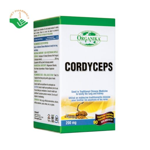 Viên uống đông trùng hạ thảo Organika Cordyceps 90 viên