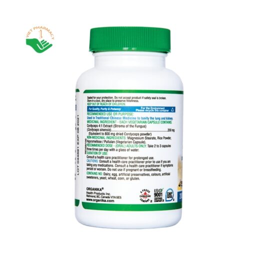 Viên uống đông trùng hạ thảo Organika Cordyceps 90 viên