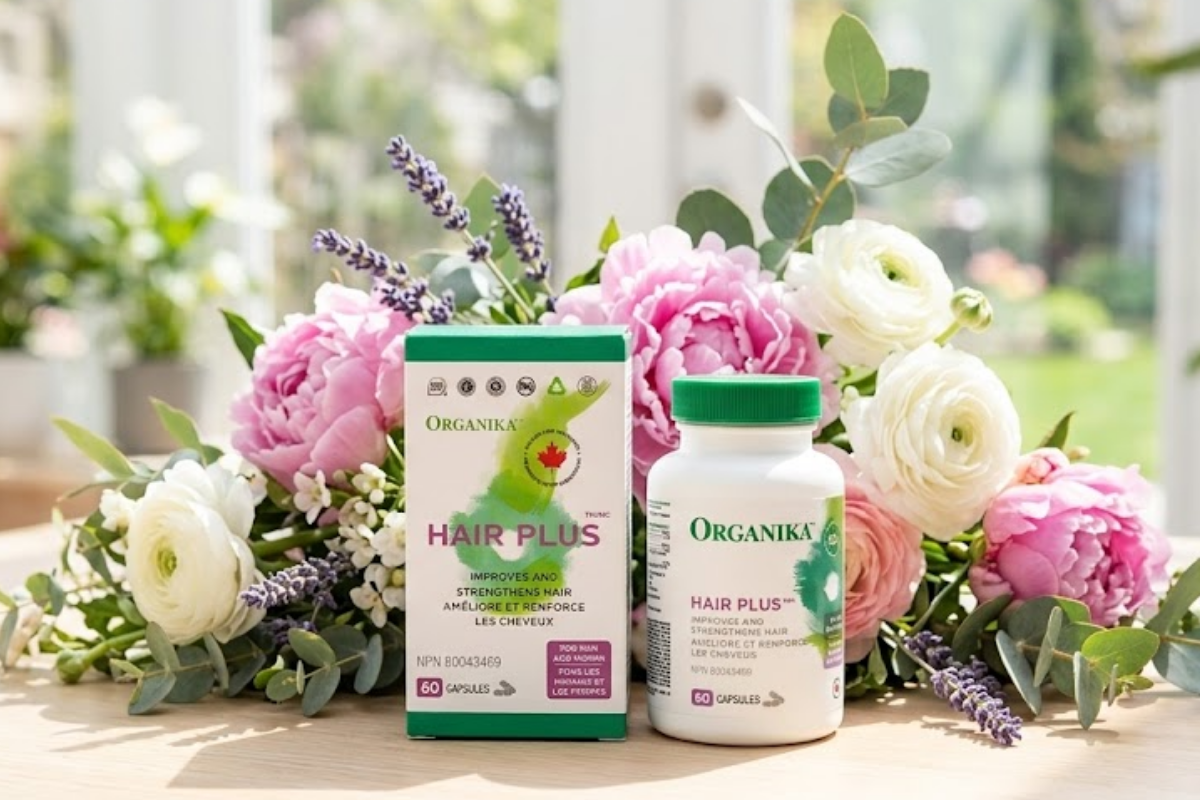 Viên nang Organika Hair Plus nuôi dưỡng nang tóc, kích thích mọc tóc, làm tóc dày chắc khỏe (hộp 60 viên)