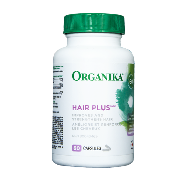 Viên nang Organika Hair Plus nuôi dưỡng nang tóc, kích thích mọc tóc, làm tóc dày chắc khỏe (hộp 60 viên)