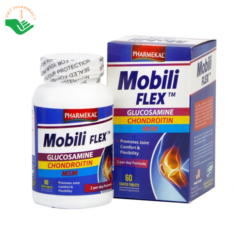 Viên uống Mobili Flex PHARMEKAL® hỗ trợ phục hồi sụn khớp, ngăn ngừa thoái hóa khớp (Hộp 60 viên)