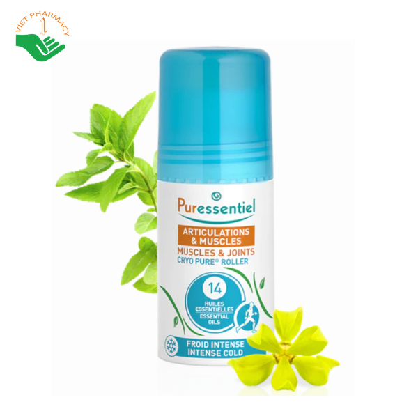 puressentiel-muscles-joints-cryo-pure-roller Lăn giảm đau làm mát cơ khớp Puressentiel Muscles & Joints Cryo Pure Roller
