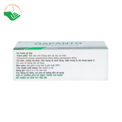 Thuốc Qapanto 40mg – Pantoprazol
