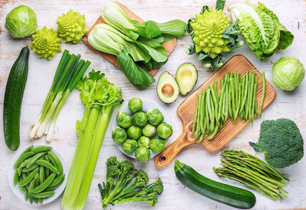 Rau xanh có tác dụng giải độc gan hiệu quả nhờ chlorophylls