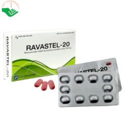 Thuốc Ravastel 20 phòng ngừa bệnh tim mạch ( 3 vỉ x 10 viên)
