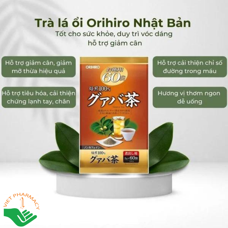 Trà ổi giảm cân Orihiro xuất xứ Nhật Bản