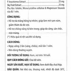 Viên uống trắng da Ritana Skin Whitening