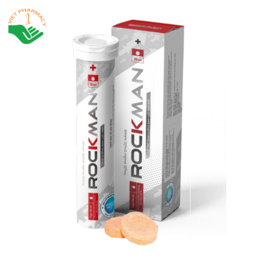 Viên sủi Rockman hỗ trợ tăng cường sinh lực nam giới