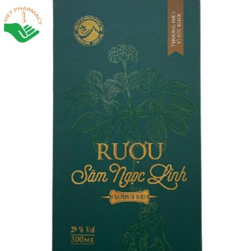 Rượu sâm Ngọc Linh (Chai vuông 500ml)
