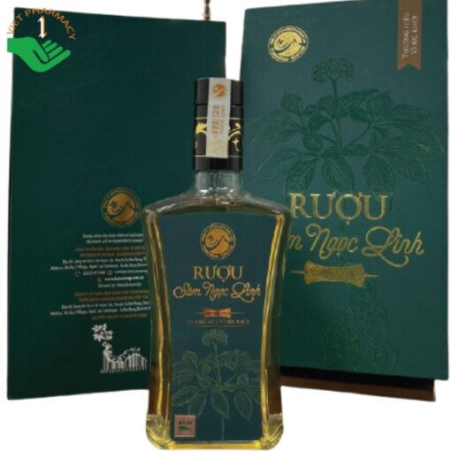 Rượu sâm Ngọc Linh (Chai vuông 500ml)