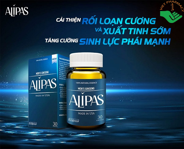 VIÊN SÂM ALIPAS 60 VIÊN HỖ TRỢ TĂNG CƯỜNG SINH LÝ VÀ THỂ LỰC PHÁI MẠNH
