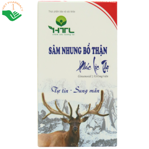 Sâm nhung bổ thận Phúc Lộc Thọ bổ thận, cố tinh, mạnh gân cốt, tăng cường sinh lực