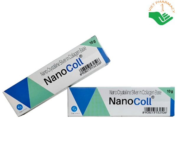 Gel bôi bỏng và điều trị vết thương Nano Coll 10g