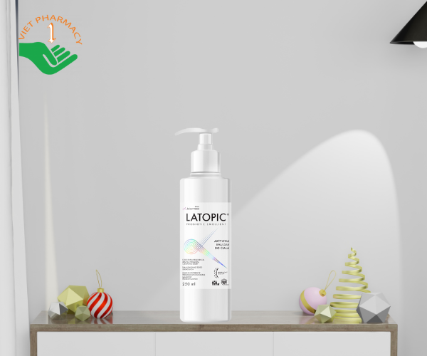 Gel tắm gội dành cho da dị ứng và kích ứng Latopic Body and Hair Wash Gel 400ml