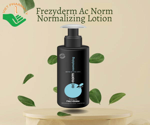 Lotion làm sạch & se khít lỗ chân lông cho da dầu mụn Frezyderm Ac Norm Normalizing Lotion 200ml