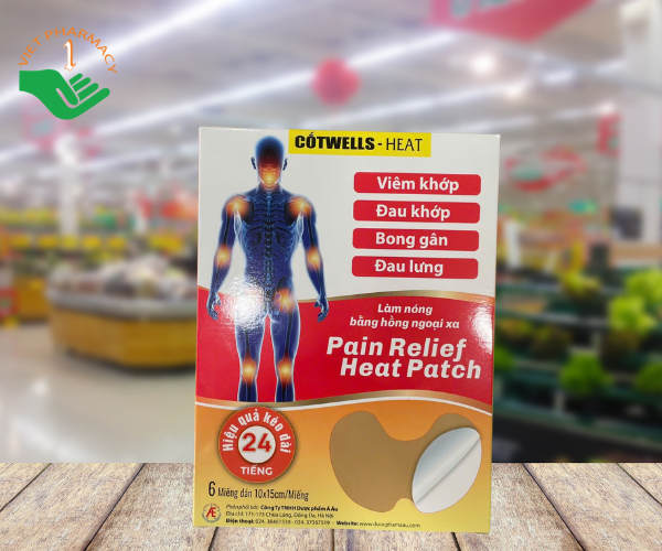 miếng dán nhiệt giảm đau Pain Relief Heat Patch