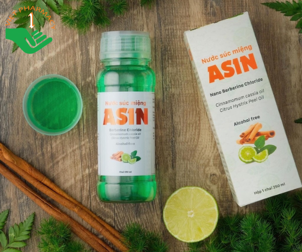 Nước súc miệng dược chất thiên nhiên kháng khuẩn ASIN 250ml