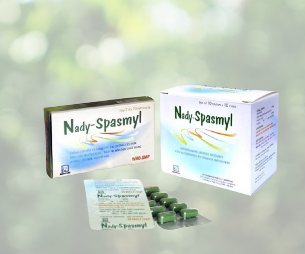 Thuốc chống co thắt, giảm các cơn đau đường ruột, dạ dày Nady-Spasmyl