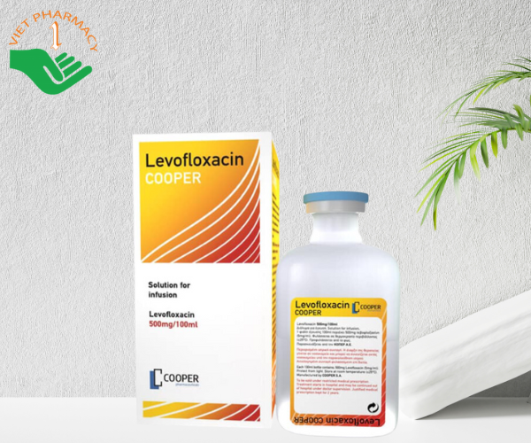 Thuốc kháng sinh điều trị nhiễm khuẩn Levofloxacin Cooper 500mg/100ml