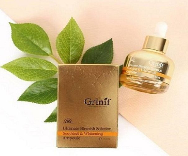 san-pham-tinh-chat-duong-da-ho-tro-tri-nam-grinif-ultimate-blemish-solution-ampoule-30ml Tinh chất dưỡng da hỗ trợ trị nám Grinif Ultimate Blemish Solution Ampoule