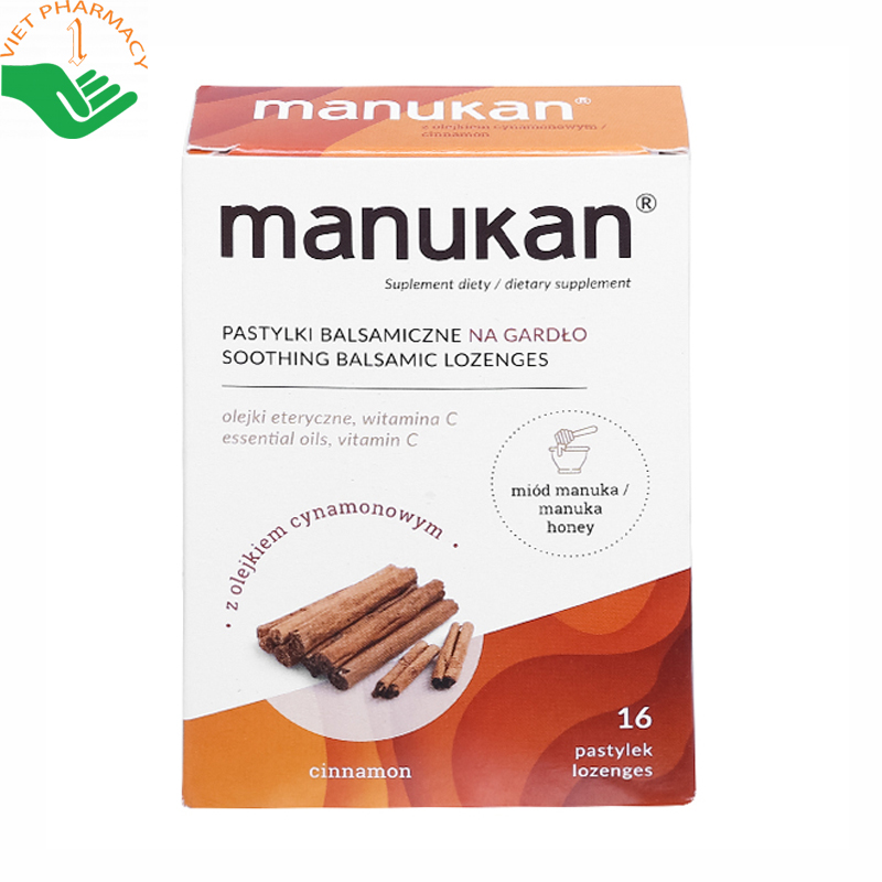 Viên ngậm Manukan Cinnamon