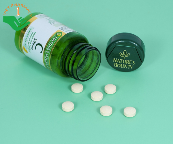Viên uống bổ sung vitamin C Nature's Bounty C 500mg