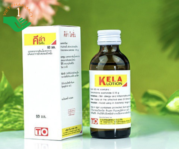 Viên uống điều trị lỗ chân lông Kela Lotion 30ml