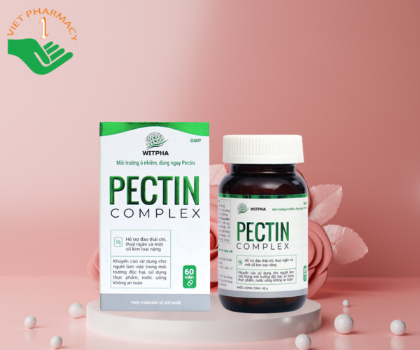Viên uống hỗ trợ chống oxy hóa, hỗ trợ tăng cường chức năng gan Pectin Complex