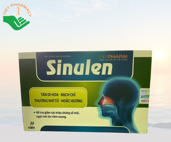 Viên uống hỗ trợ giảm mũi, ngạt mũi do viêm xoang Dr Pharma Sinulen