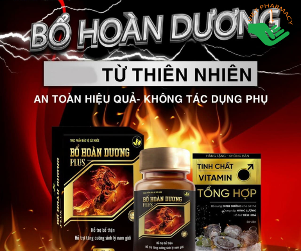 Viên uống tăng cường sinh lý nam giới Bổ Hoàn Dương Plus