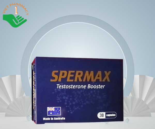 Viên uống tăng cường sinh lý Spermax Testosterone Booster 30 viên
