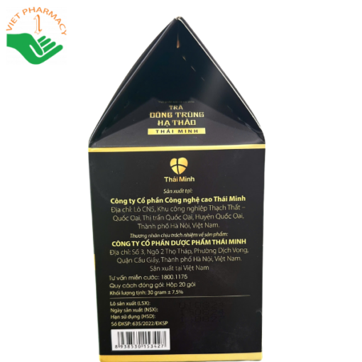 Trà đông trùng hạ thảo thái minh (hộp 20 gói)
