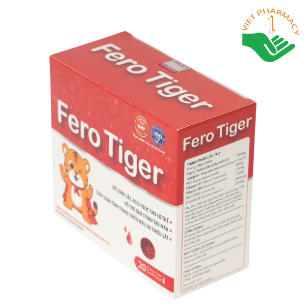 sat-ho-fero-tiger-2 Sắt Hổ Fero Tiger Pharmalink OTC (Hộp 20 ống x 10ml)