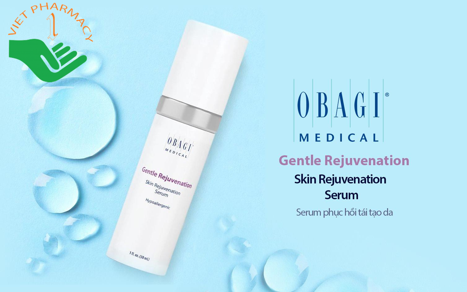 Serum phục hồi tái tạo da hư tổn Obagi Gentle Rejuvenation Skin Serum