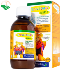 Siro Fitobimbi Ferro C hỗ trợ tăng đề kháng, bổ sung sắt, kẽm, vitamin C (200ml)