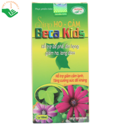 Siro Ho - Cảm Bera Kids hỗ trợ bổ phế, ấm họng, giảm ho, long đờm (lọ 100ml)