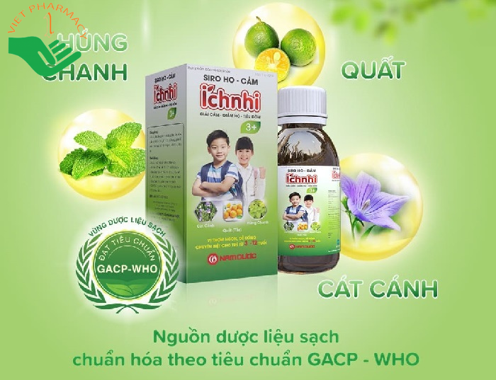 Siro ho - cảm Ích Nhi Nam Dược