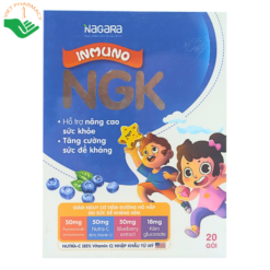 Siro Inmuno NGK hỗ trợ tăng cường sức đề kháng (hộp 20 gói)