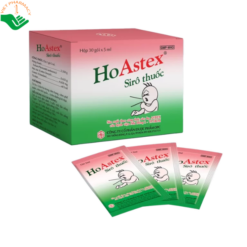 Siro thuốc HoAstex hỗ trợ giảm ho trong viêm họng, viêm phế quản, viêm khí quản (chai x 90ml)